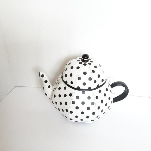 KATE SPADE TEA PARTY TEAPOT CROSSBODY NWT - Picture 7 of 11